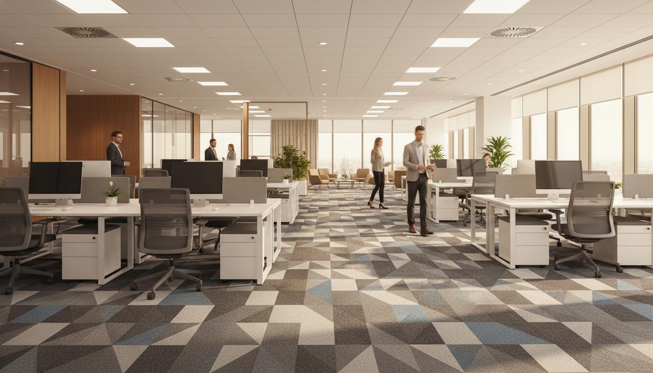 Carpet tile flooring