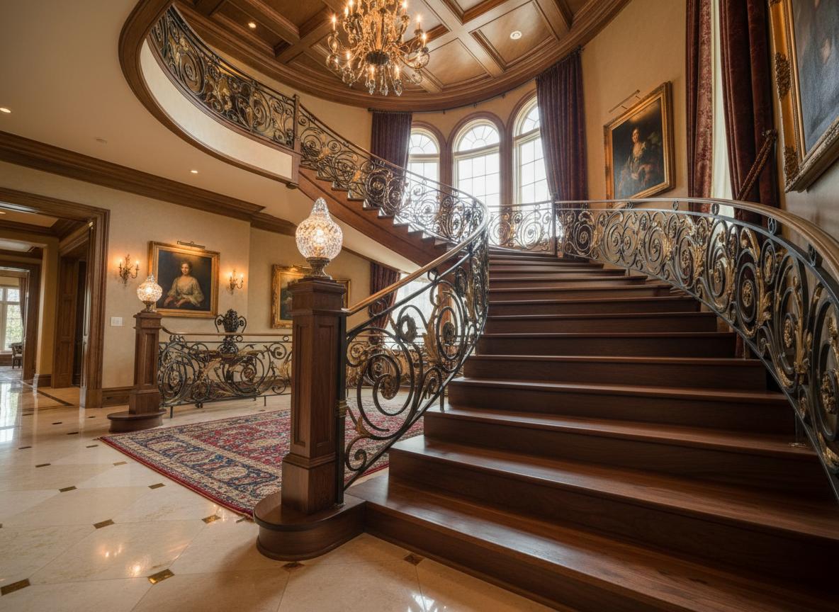 Custom stair tread install